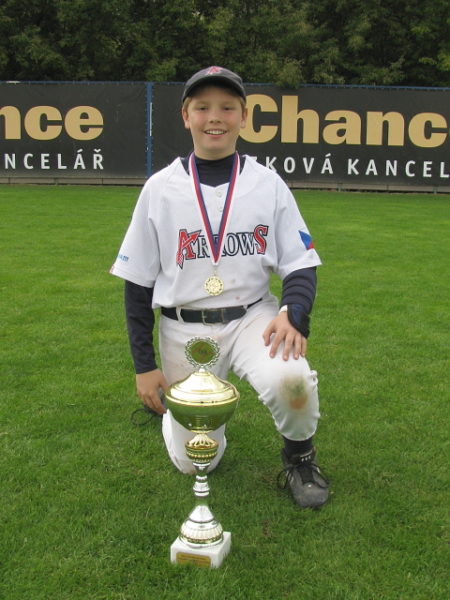 Filip Matějka a Vojtěch Ovčačík Mistři republiky v baseballu