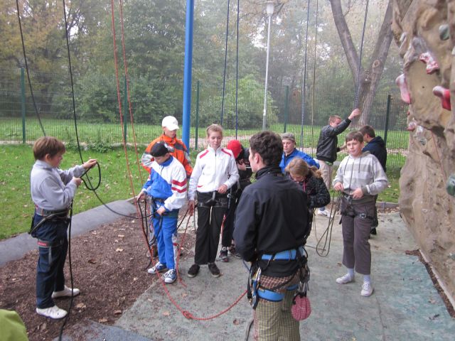 ZŠ ze Skřípova se účastnila našeho lezeckého výcviku